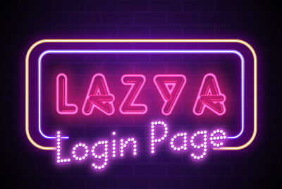 Lazya Login Page